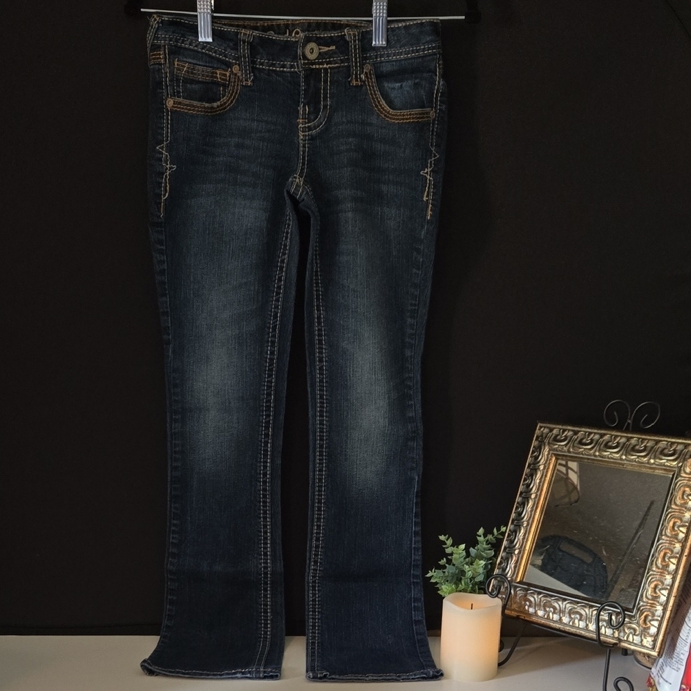 Red Camel Blue Flare Wide Leg Jeans